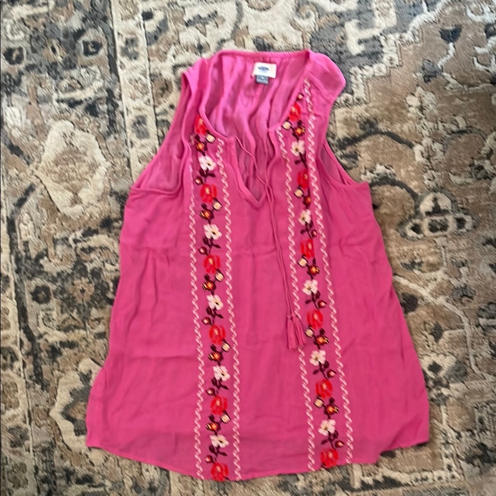 Old Navy Pink Floral Camisole